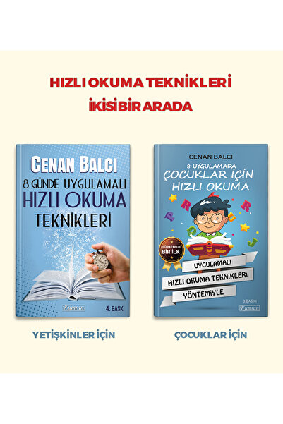 Kumran Yayınları HIZLI OKUMA TEKNİKLERİ (2 KİTAP) SET