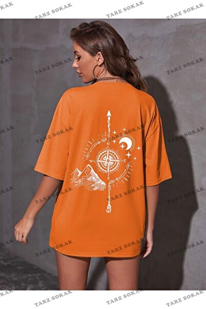 Tarzsokak Unisex Oversize Πυξίδα τυπωμένη