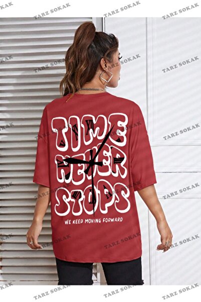 Tarzsokak Unisex Žene/Muškarci Vreme Nikada Ne Staje Šareni Prilagođeni Štamp...