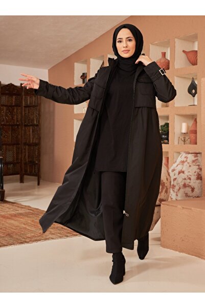 Neways Trench Coat - Black - Neways