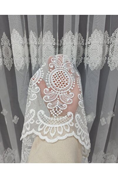 Emes Borelli Brode Tül Perde Sık Pile,(1/3),Dikim,akita,kruvaze,sunset,fon,perde,rustik,hayalet,düz,