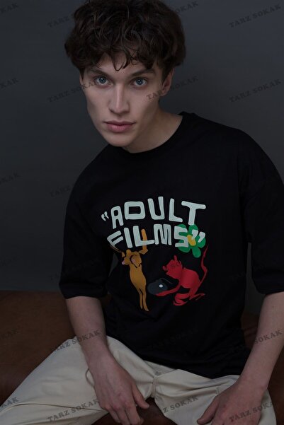 Tarzsokak Unisex Adult Films Negru