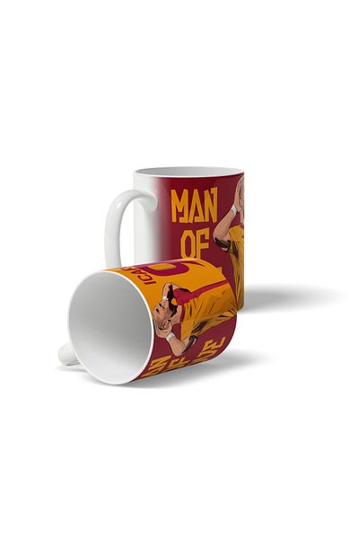 OFFSIDE Yellow Red Mauro Man of Love Designed Fan Printed Mug Cup Gift Mug