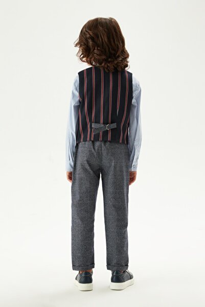 Nebbati Boys' Patterned Trousers 23FW1NB3241