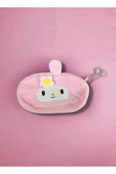 facnspt Θήκη για στυλό Kawaii Sanrio Melody με βελούδινο κέντημα, εισαγωγής