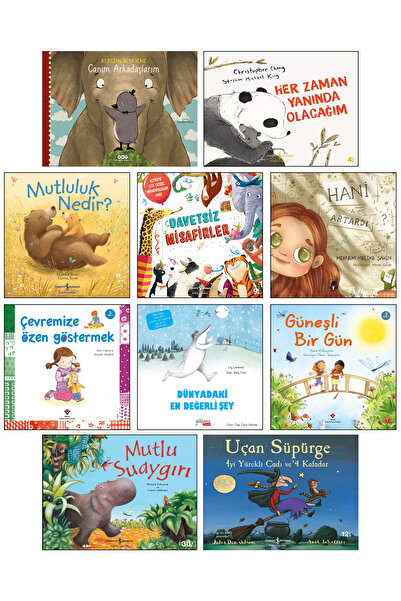 TÜRKİYE İŞ BANKASI KÜLTÜR YAYINLARI Mutlu Su Aygırı Uçan Süpürge Çevremize Öz...