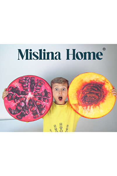 Mislina Home Класична подушка для сидіння з принтом «Око від заздрості»