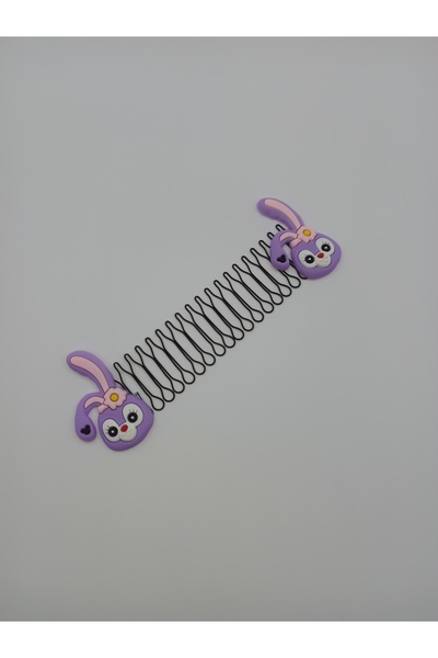 MY WORLD LİFE CHILDREN'S HAIR CLIP WITH STRIP CHARACTERS AND HIDDEN SPRING