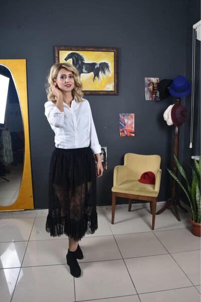 MİUM BAEM Bohem Tarzı Özel tasarım Güpürlü Etek