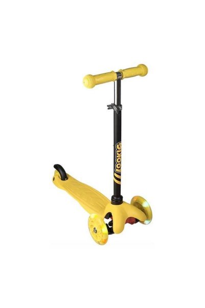 Rookie Go Kidy Rookie Sarı 3 Tekerli Işıklı Mini Scooter