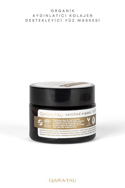 qaratau Organic Brightening Collagen Supporting Face Mask 70 ml