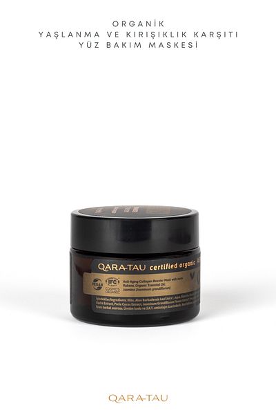 qaratau Organic Aging Well Anti-Aging and Wrinkle Face Care Mask 70ml
