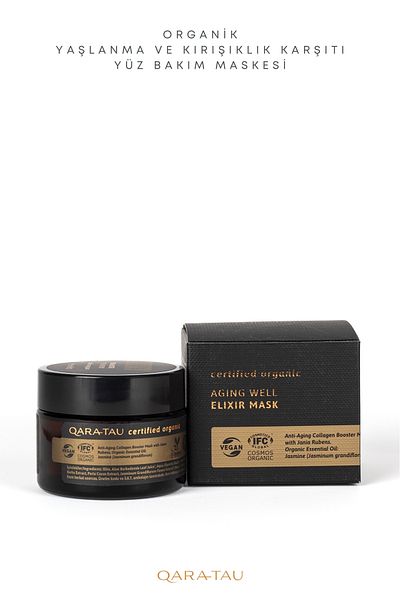 qaratau Organic Aging Well Anti-Aging and Wrinkle Face Care Mask 70ml