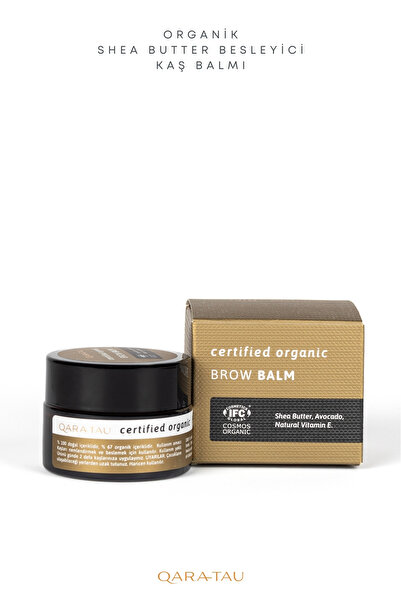 qaratau Organic Shea Butter Nourishing Eyebrow Balm - Brow Balm 15ml