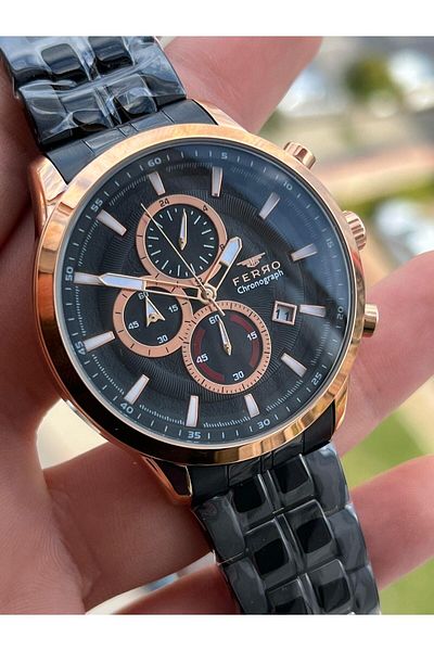 FERRO Inner Functions Active Chronograph 30 Mt Waterproof Men's Wrist Watch xf0013