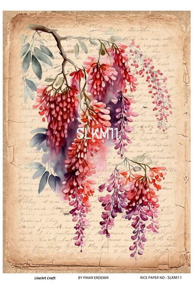 LİNEART Lineart Pirinç Dekopaj Kağıdı SLKM11 29x42cm