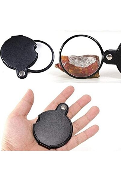 BarkoFix 10X Büyütme Mercek Çok Amaçlı, El Tipi, Katlana Bilir Büyüteç ( 60MM...