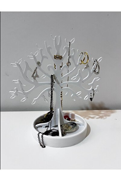 3D SerArt Ağaç Kolye Küpe Takı Aksesuar Standı 15cmx14cmx3mm