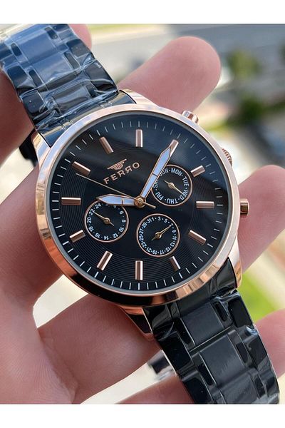 FERRO Inner Functions Active Chronograph 30 Mt Waterproof Men's Wrist Watch xf007