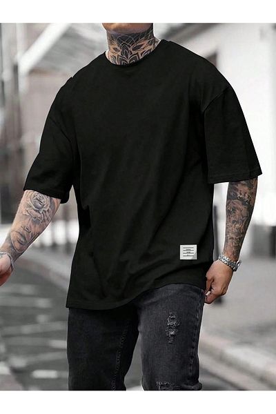 YUVEST Μπλουζάκι Blackrock - Ticket Printed Oversize Crew Neck με κοντό μανίκι Λευκό T-shirt