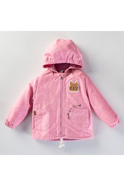 Midimod 1-5 Year Old Hooded Seasonal Cat Girl's Raincoat