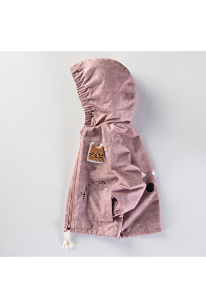 Midimod 1-5 Year Old Hooded Seasonal Cat Girl's Raincoat