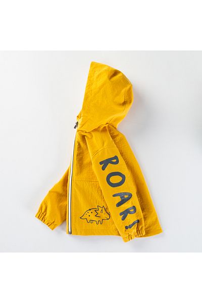 Midimod 1-5 Year Old Seasonal Dinosaur Figured Boys' Raincoat
