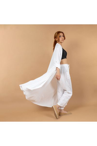 SARE ERKMEN Linen Hijab Cap
