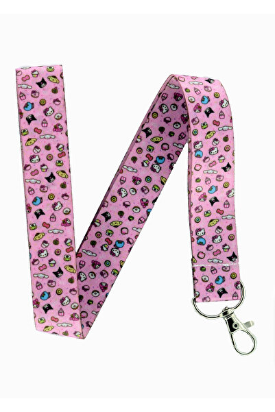 YİĞİTBAŞI HELLO KİTTY Desen Boyun İpi Ve Telefon Askısı Okul ,hastane ,asçı ,güvenlik Ve Sporda Lanyard