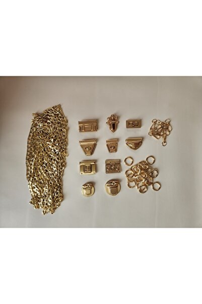 NAZENİN HOBİ AKSESUAR 10 'LU ZİNCİR SETİ PAKETİ ÇOK ALIP AZ ÖDE (GOLD RENGİDİR)