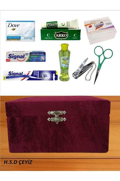 Sonem Çeyiz Комплект козметика за грим Dowry Chest Groom Box 1300