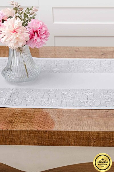 Finezza Ayda Jakar Covor decorativ din poliester gri 45x150 cm - 1417