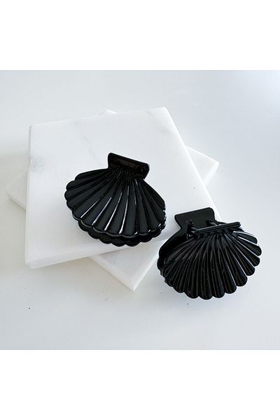 CHARMLUCKY Mini 2-Piece Seashell Buckle Set