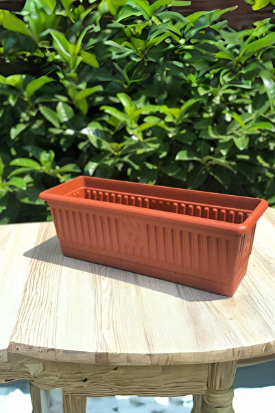 incirop Hak Balkon Saksı Orta 51 cm Natürel 9,5 lt