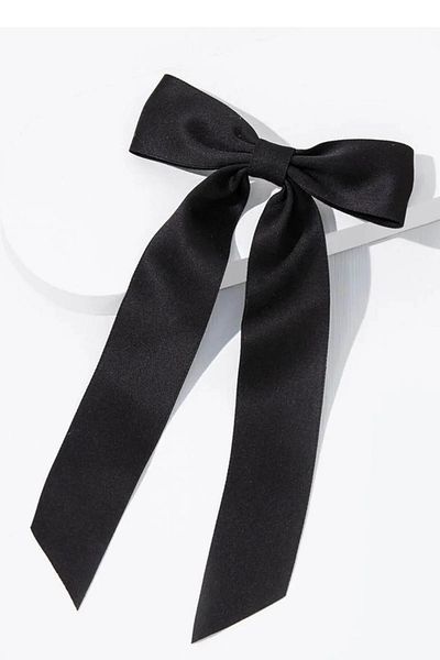 Hayalperest boncuk Cataramă cu arc Cataramă automată Cataramă cu arc Accesoriu de păr pentru femei negru