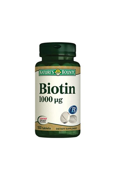 Nature's Bounty Natures Bounty Biotin 1000 ميكروجرام مكمل غذائي 100 قرص-MFREYON00866