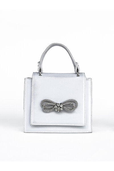 louisiana polo فستان سهرة ساتان أبيض Y10111-09