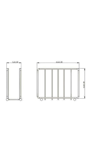 Edora Home Gümüş Kafes Peçetelik,kafe Cafe,restoran,otel, Dekoratif Peçetelik Hediyelik-metal Paslanmaz