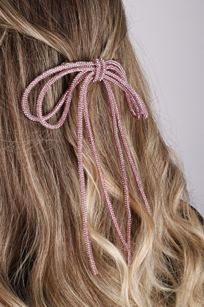 Limelia Cataramă Seyran cu piatră, cataramă cu arc, cataramă automată Seyran, roz