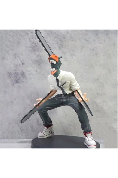 hediyeconcepti Original genuine Chainsaw Chainsaw Man 14cm Denji Vibration Star PVC Anime Action Figures Model