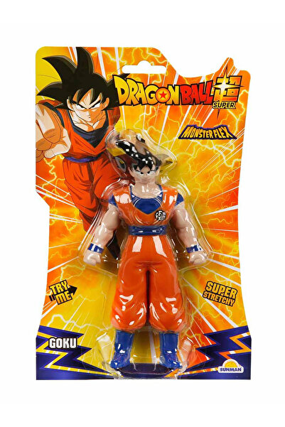 Sunman Stretch Monsterflex Süper Esnek Dragonball Kartela Oyuncaklar Goku