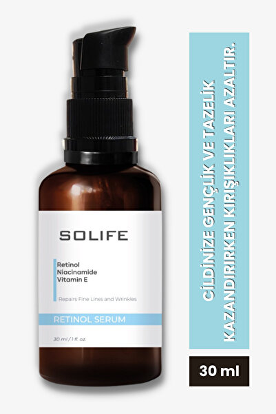 SOLIFE Retinol Serum Onarıcı Besleyici Yaşlanma Karşıtı 30 ml