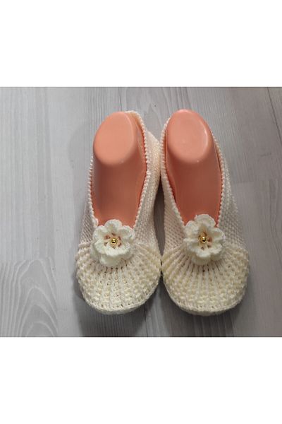 Kevser nur tuhafiye Hand-knitted Ballerinas