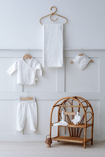 TBA COLLECTION مخرج مستشفى انترلوك 5 قطع| النقاط الخضراء