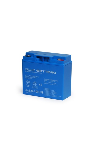 Blue Battery 12 Volt 18 Amper Bakımsız Kuru Akü , Ups Aküsü