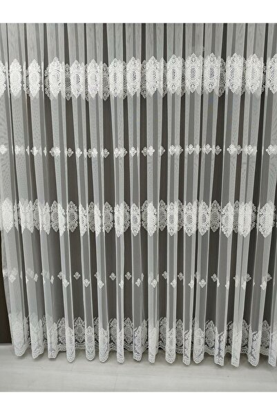 Emes Tül Perdeyeni Sezon Salon Ve Oturma Odaları Için Tül Perde 1 X 3 Sık Pileli