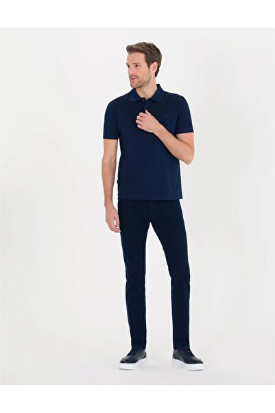 Pierre Cardin Slim Fit Basic Polo Neck 100% βαμβακερό μπλουζάκι Mercerized