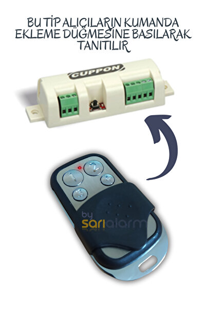 sarıalarm Cuppon Alıcılara Tanımlanan Kepenk Otopark Kumandası