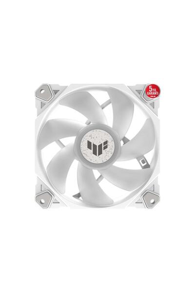 ASUS Tuf Gamıng Tf120 Argb Soğutucu Kasa Radyatör Fanı Beyaz Adreslenebilir A...