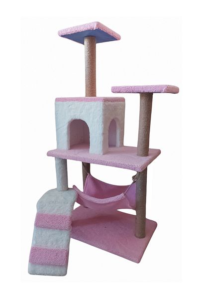 Patiderm Hammocked Cat House Cat Scratching House and Play Platform